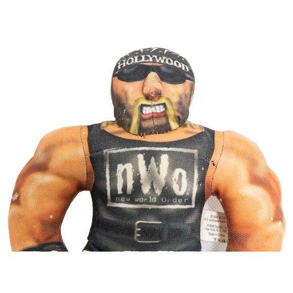 NWO WCW 1998 Wrestling Superstars 8" Talking Body Bashers Hulk Hogan Figure WWF - Picture 4 of 8